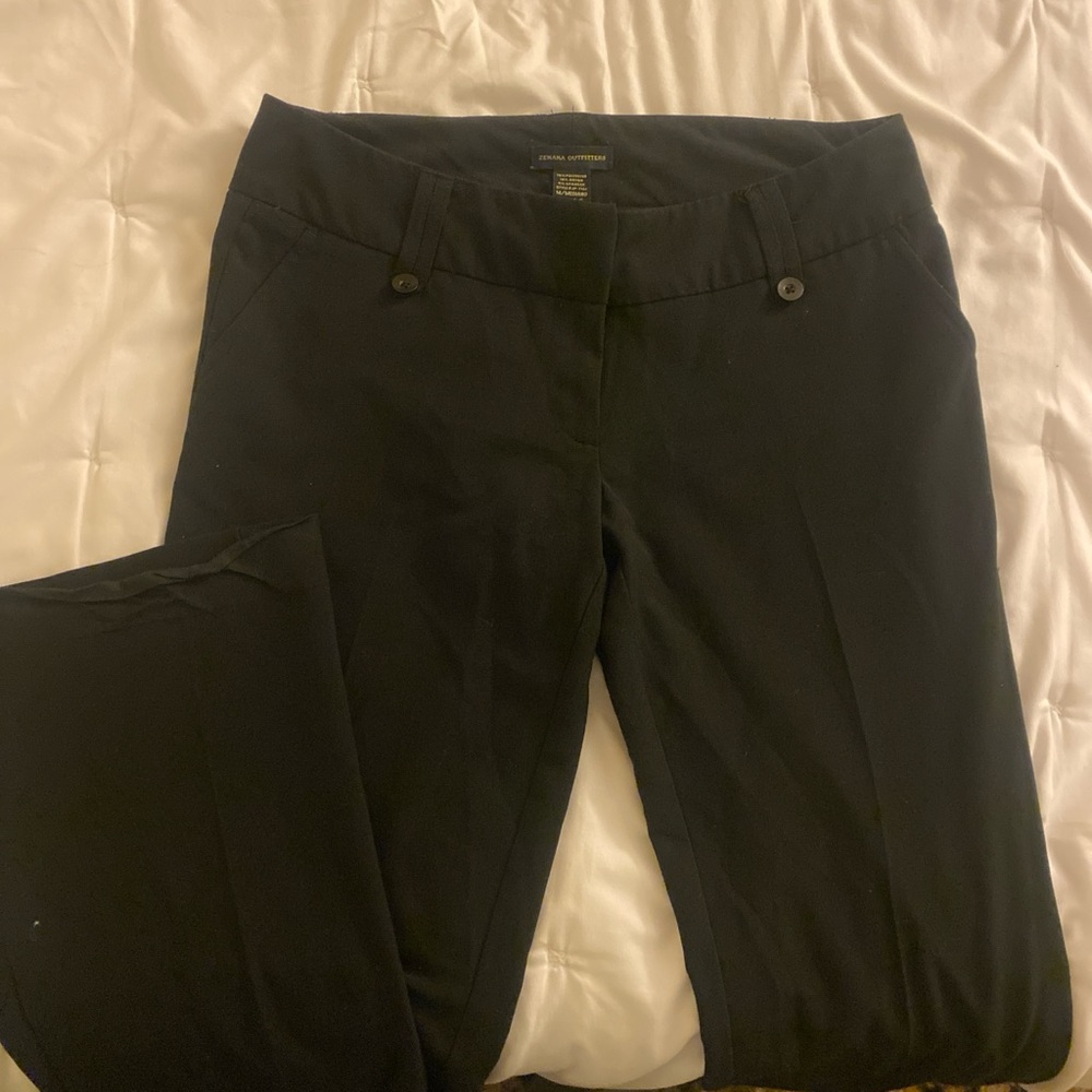 Zenana Outfitters Black Trousers